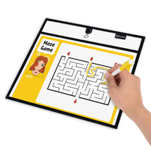 Load image into Gallery viewer, Magnetic Dry Erase Pockets Landscape (6-Pack)