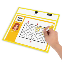 Load image into Gallery viewer, Magnetic Dry Erase Pockets Landscape (10-Pack Color)