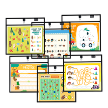 Load image into Gallery viewer, Magnetic Dry Erase Pockets Landscape (10-Pack)