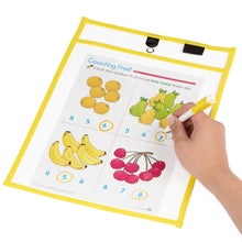 Load image into Gallery viewer, Magnetic Dry Erase Pockets (6-Pack Color)