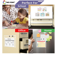 Load image into Gallery viewer, Magnetic Dry Erase Pockets Landscape (6-Pack White)

