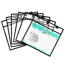 Load image into Gallery viewer, Magnetic Dry Erase Pockets Landscape (6-Pack)
