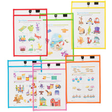 Load image into Gallery viewer, Magnetic Dry Erase Pockets (6-Pack Color)
